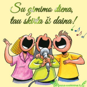 Gimtadienio sveikinimai